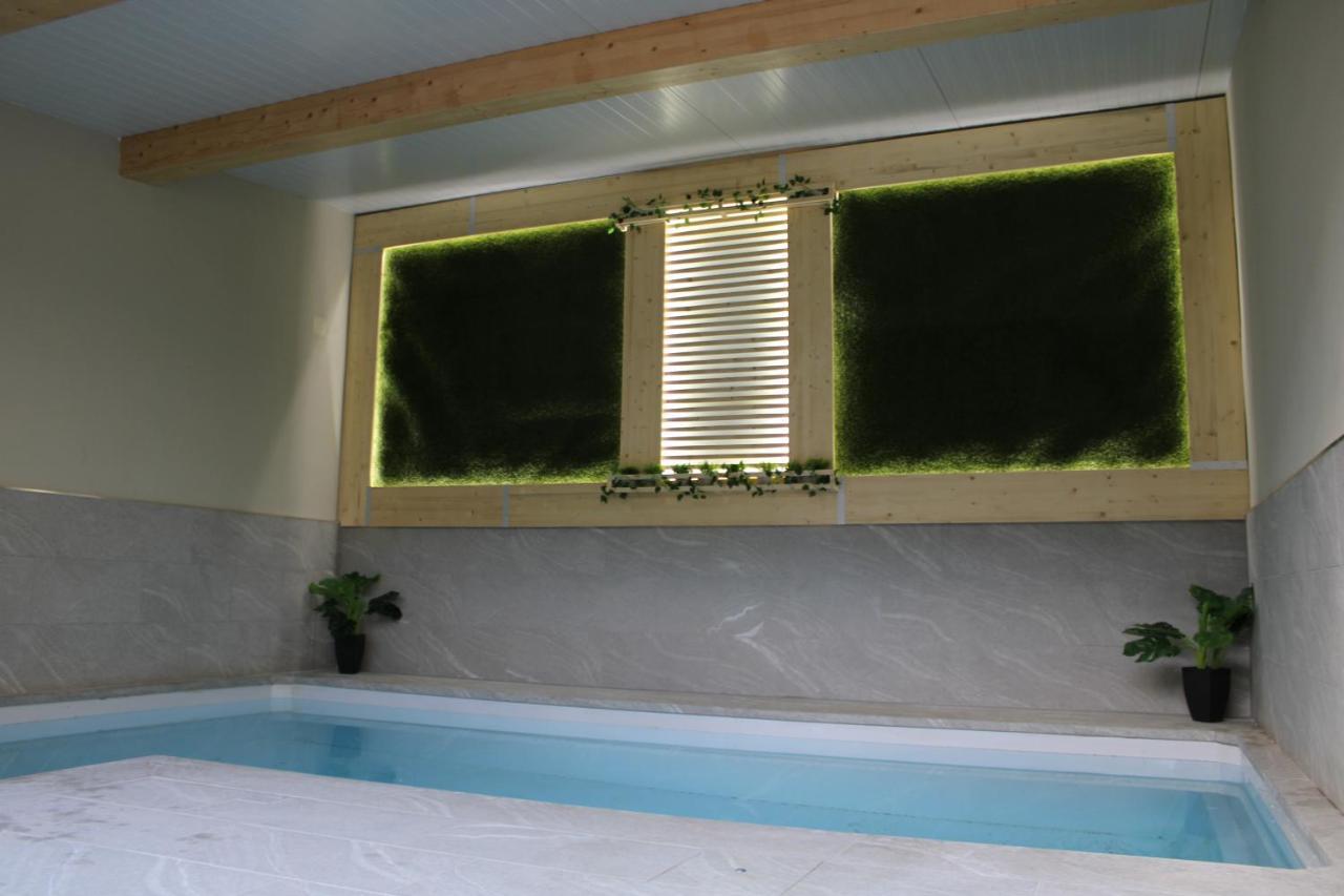 Can Musiquem Amb Piscina Les Planes d'Hostoles Esterno foto