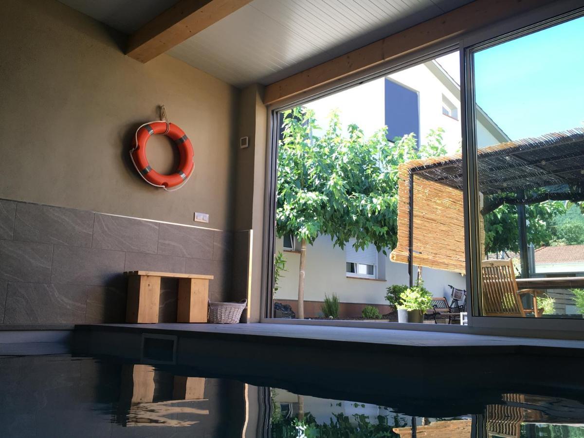 Can Musiquem Amb Piscina Les Planes d'Hostoles Esterno foto